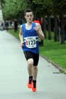 Under-15 boys Morpeth Harriers 2nd leg at the Northern Road Relays, Blackpool.